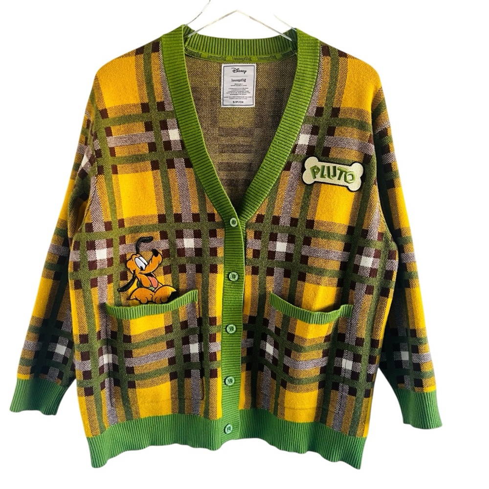 Disney Loungefly Pluto 95th Anniversary Cardigan Sweater